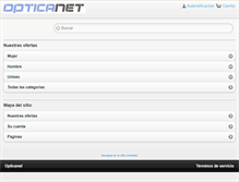 Tablet Screenshot of opticanet.com